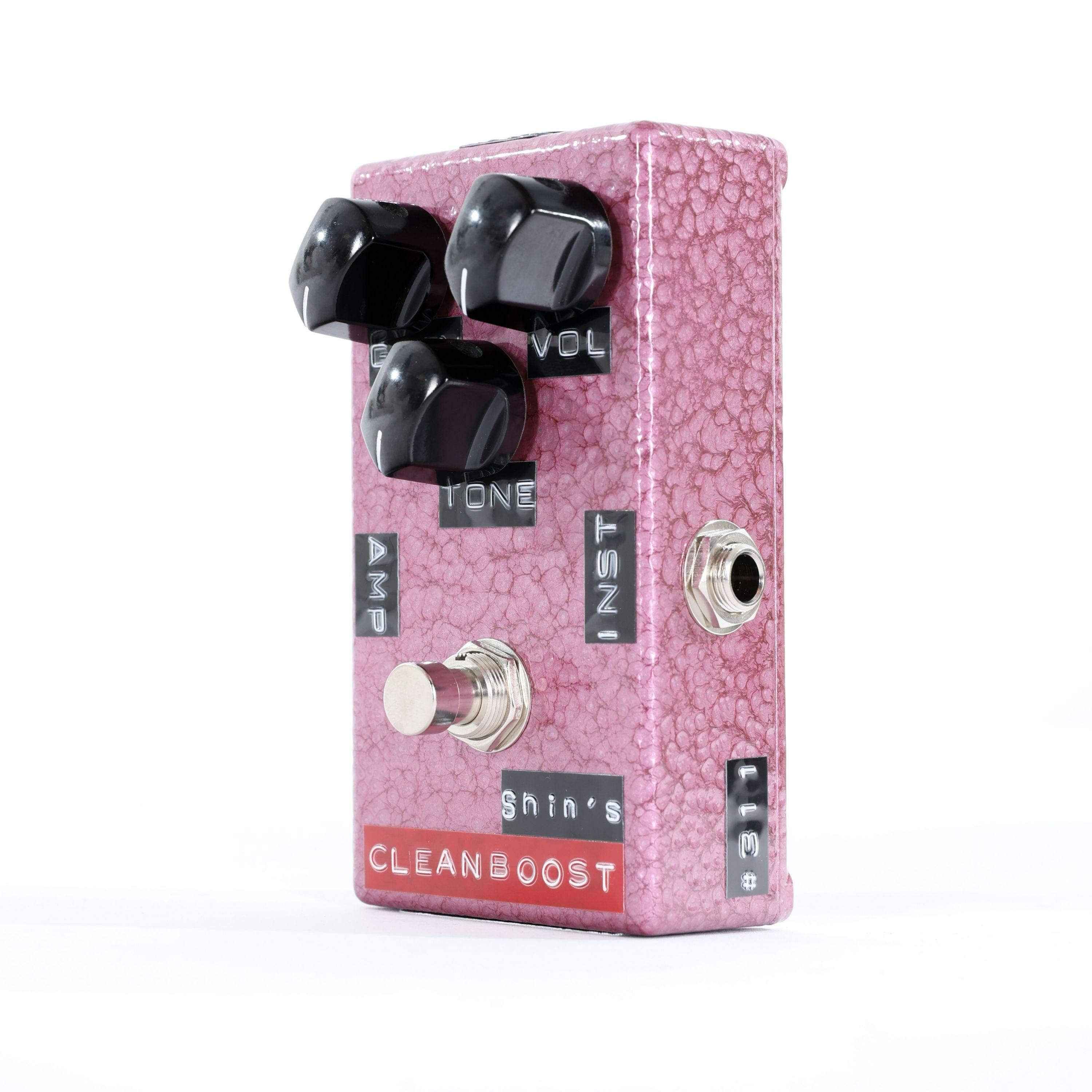 Shin's Music Clean Boost Pedal in Vintage Raspberry - Andertons Music Co.